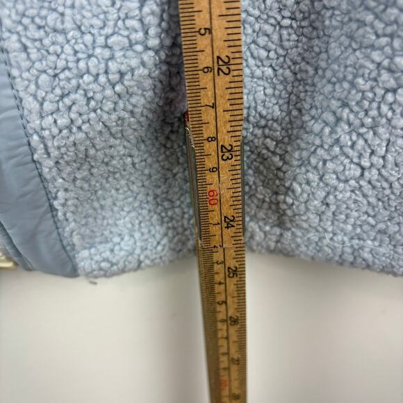 Under Armour Teddy Fleece Vest Baby Blue Full Zip Women’s S Gorpcore - Picture 7 of 7